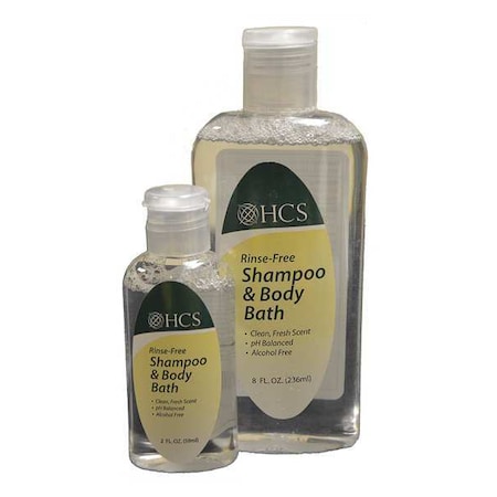 Hcs Rinse-Free Shampoo and Body Wash, PK144 HCS0068-2