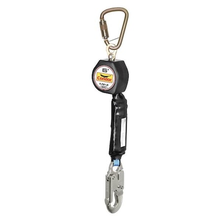 Condor Not Applicable Self-Retracting Lifeline, 6 ft. Length, Carabiner, Steel, 1 Leg(s) 35KU99