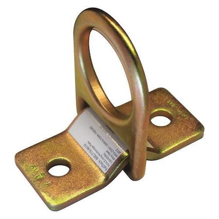 Condor D-Ring Plate Anchor, 4 1/2 in Length, 310 lb Weigth Capacity, Steel Anchor, Pivot D-Ring 35KU72