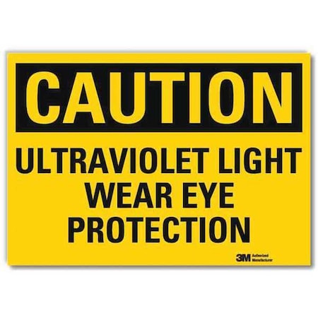 Lyle Caution Sign, 5inx7in, Reflective Sheeting U4-1742-RD_7X5