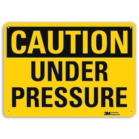 Lyle Caution, Under Pressure, 10 in x 14 in, Horizontal Rectangle, Aluminum, U4-1744-RA_14X10 U4-1744-RA_14X10