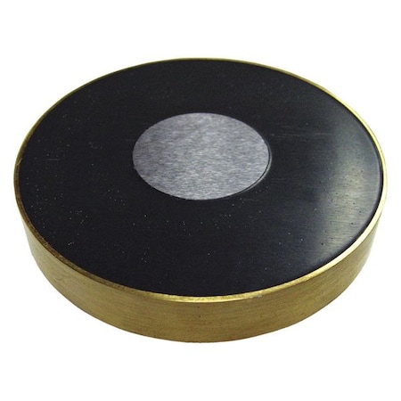 Storch Products Disc Magnet, Brass, 16.8 lb., 7/16 in. L 1256-T