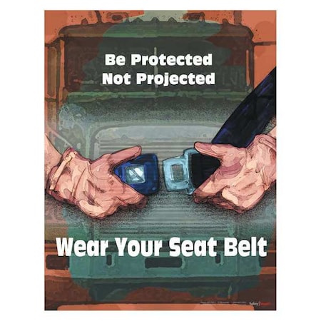 SAFETYPOSTER.COM Safety Pstr, Be Protected Not Projectd, EN P3785