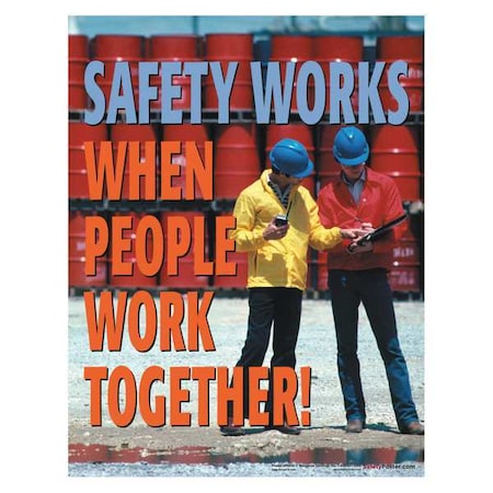 SAFETYPOSTER.COM Safety Poster, Safety Works When, ENG P4259