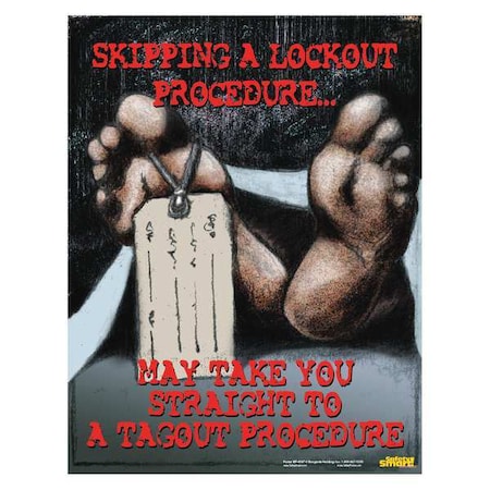 SAFETYPOSTER.COM Safety Poster, Skipping A Lockout, ENG P4047