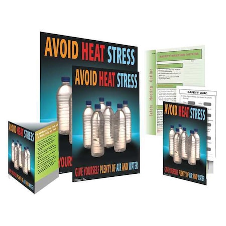 Safetyposter.Com Safe System Kit, Avoid Heat Stress, ENG, SW0194-SAFEKIT SW0194-SAFEKIT