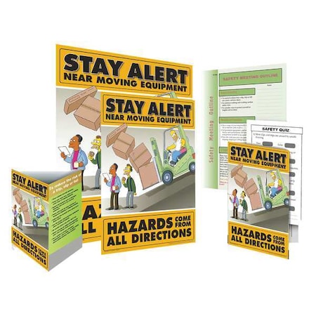 Safetyposter.Com Simpsons Safe System Kit, Stay Alert, ENG S1118-SAFEKIT