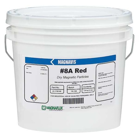 Magnaflux Magnetic Particles, Red, 160 oz. 01-1780-69
