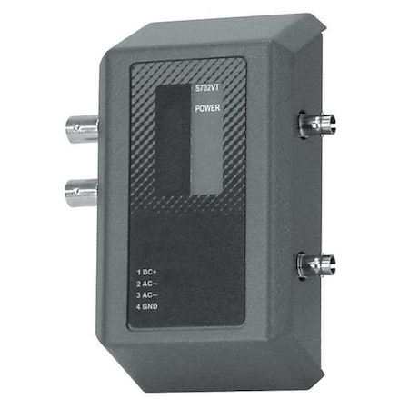 Interlogix Video Receiver, 12 to 14VDC, 9-5/16 in.L S702VR-EST
