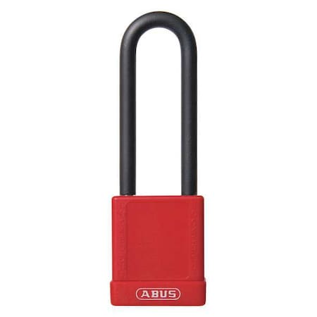 ABUS Lockout Padlock, KD, Red, 1-3/4"H, Shackle Dia.: 1/4 in 74HB/40-75 KD RED