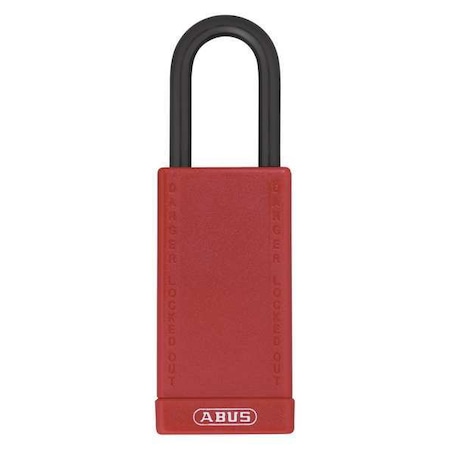 ABUS Lockout Padlock, KD, Red, 3"H 74LB/40 KD RED