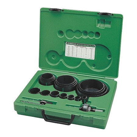 GREENLEE Hole Saw Maintenance Kit, Bi-Metal, 20 pcs 890