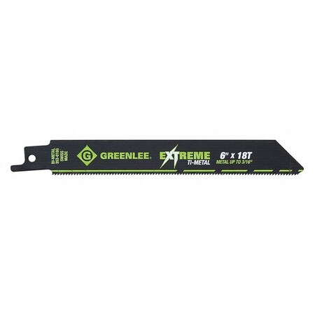 GREENLEE 353-818T - Blade, Recip., 8 X 18Tpi(Pop Pkg 5) "