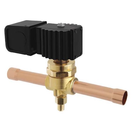 Parker Refrigeration Solenoid Valve, Brass, ODF R38E145M