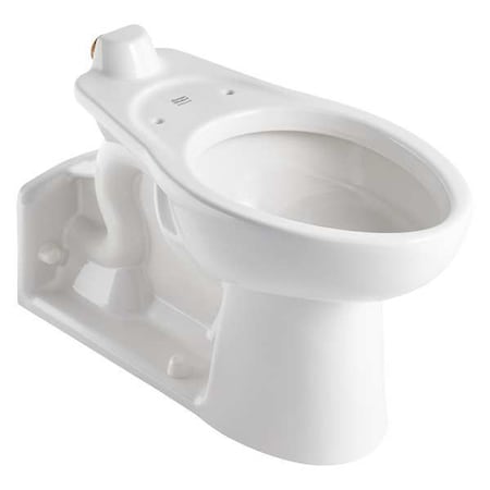 American Standard Toilet Bowl, 1.1/1.6 gpf, Flush Valve, Floor Mount, Elongated, White 3697001.020