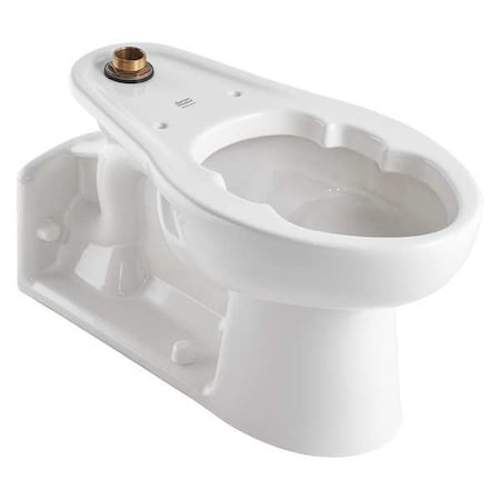 American Standard Toilet Bowl, 1.1/1.6 gpf, Flush Valve, Floor Mount, Elongated, White 3691001.020