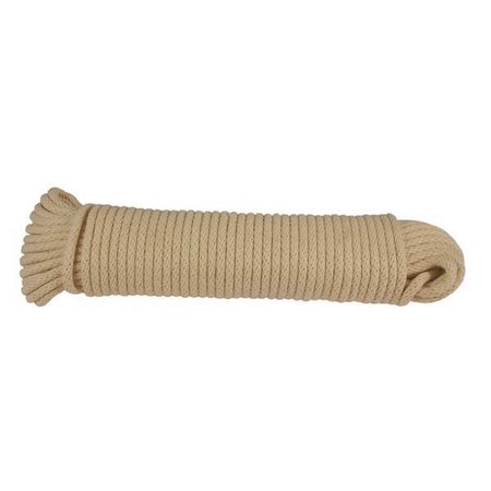 Zoro Select Rope, Cotton, 5/32in Dia, 100 ft. 120055-00100-000