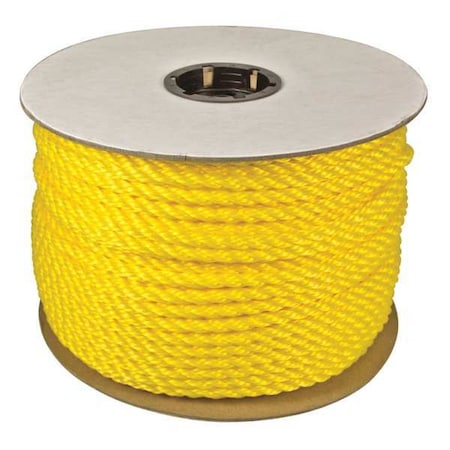 Zoro Select Rope, Polypropylene, 1/4in Dia, 600ft, 105lb 300080-00600-111