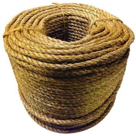 Zoro Select Rope, Manila, 3/8in Dia, 600 ft. 330120-NAT-00600-60014