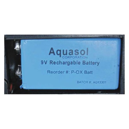 Aquasol Rechargeable Battery, 9V NiMH P-OX BATT