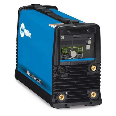 Miller Electric TIG Welder, Maxstar 280 Series, 208V AC, 220/230/240V AC, 380/400V AC, 460/480V AC, 575V AC 907538