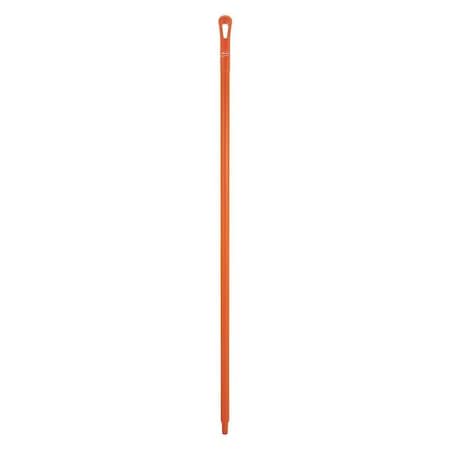 Vikan 59" Color Coded Handle, 1 1/4 in Dia, Orange, Polypropylene 29627