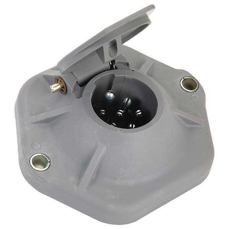 VELVAC Socket without Circuit Breakers, 7-Way 055040