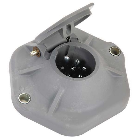 Velvac Socket without Circuit Breakers, 7-Way 055040