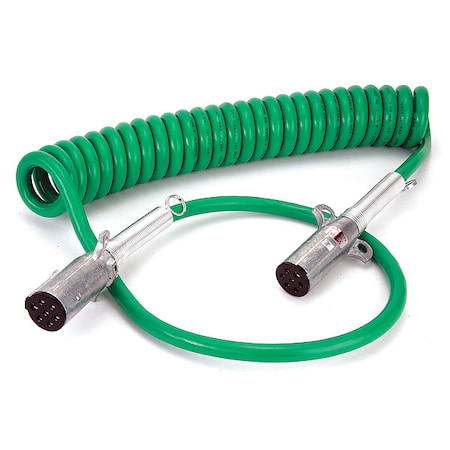 Velvac Cord, 180 in.L, Coiled, 40 in. Lead 590163