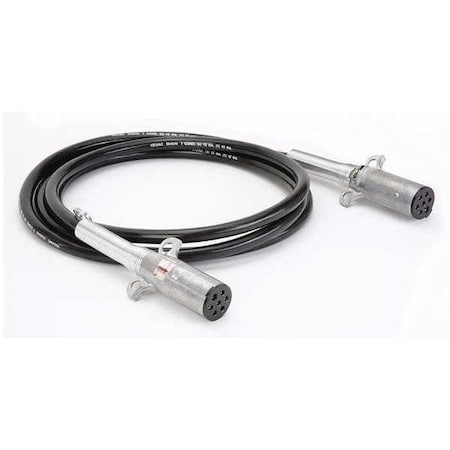 Velvac Power Cable, 144 in., Straight, Copper, 12V 590046