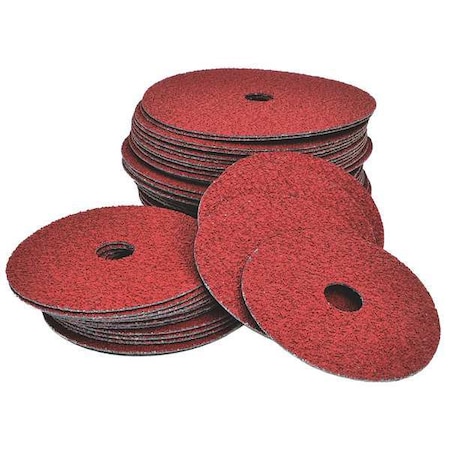 Arc Abrasives Fiber Disc, 9-1/8 in., 50 Grit, Brown 36936