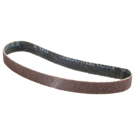 Arc Abrasives Sanding Belt, 2 in W, 48 in L, Coated, Aluminum Oxide, 60 Grit, Medium, AO/X GP, Brown 70321