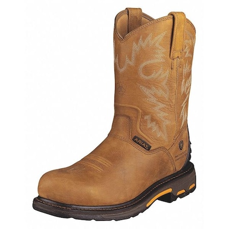Ariat Work Boots, Composite, Men, 8-1/2, EE, Brn, PR 10004889