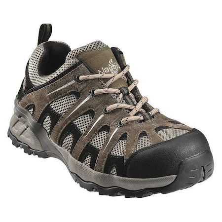 Nautilus Safety Footwear mens 1704Comp Toe No Exposed Metal EH Athletic Shoe,Khaki/Grey,9.5 M US