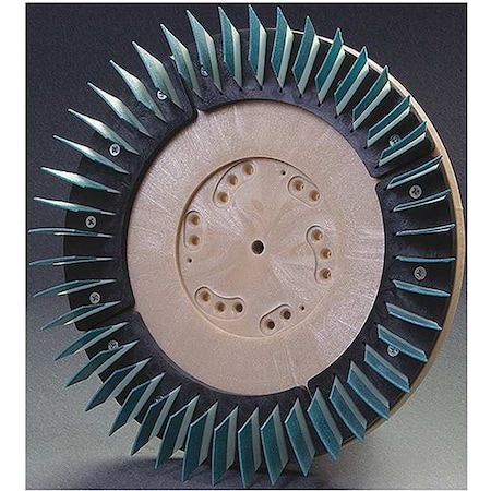 Diamabrush Polishing Abrasive Pad, 17 in. dia., Blue 911701230