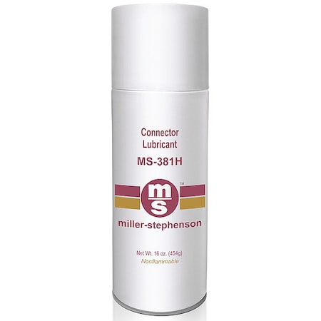 Miller Stephenson Connector Lubricant, 12 oz., Aerosol Can, PPE, Colorless MS-381H