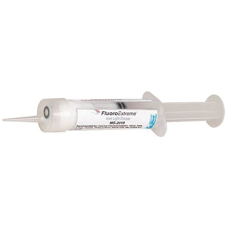 Fluoroextreme Multipurpose Grease, 0.5 oz, Tube, Synthetic Base, 500 Degrees F Max Op Temp, White MS-2010