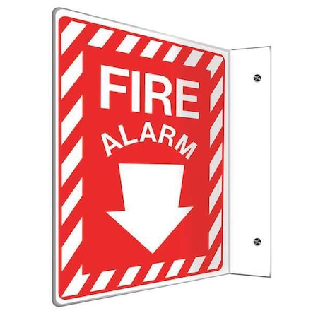 Accuform Fire Alarm Sign, 12X9" PSP400