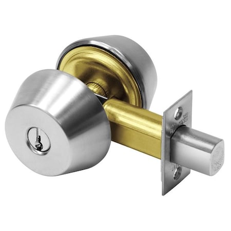 Sargent Deadbolt, Satin Chrome 484 26D