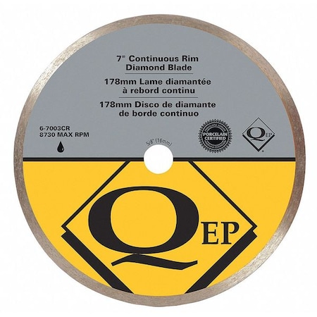 Qep Diamond Saw Blade, Masonry, 7 in. Dia. 6-7003Q