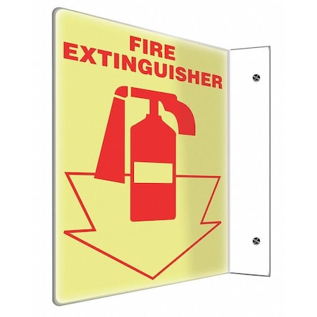 Accuform Fire Extinguisher Sign, 12X9" PSP433