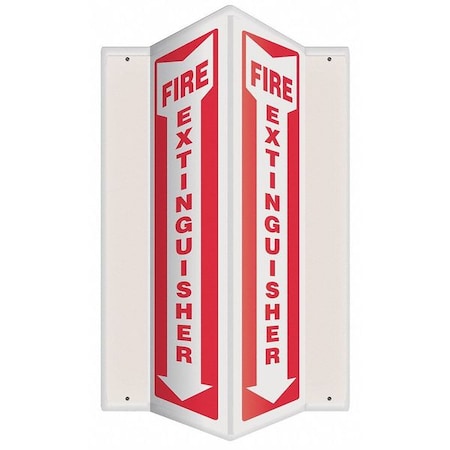 ACCUFORM Fire Extinguisher Sign, 24X7-1/2" PSP627