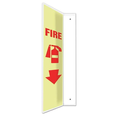 Accuform Fire Equipment Sign, 24X4" PSP718