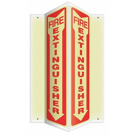Accuform Fire Extinguisher Sign, 24X7-1/2" PSP325