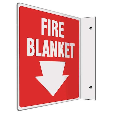 Accuform Fire Blanket Sign, 8X8" PSP705