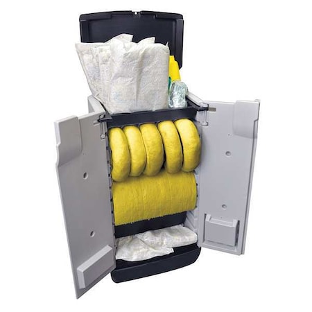 Spilfyter Spill Kit, 22 gal Volume Absorbed per Kit, Kaddie, Gray, 18 2500K2