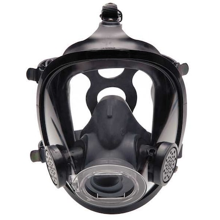 3M Scott Full Face Respirator, AV-3000, Not Rated, Bayonet, Size, M 0 Cartridges Included 805775-82