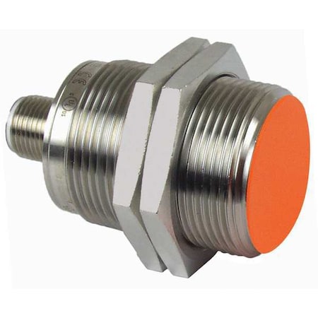 Ifm Cylindrical, Inductive Proximity Sensor, 30 mm Dia., Brass, M12, 3 Wires, Shielded II7102