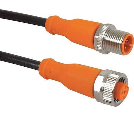 IFM Cordset, 5 Pin, Receptacle, Female EVC013