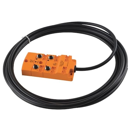Ifm Sensor Wiring Block, 4 Pin, Receptacle EBC015